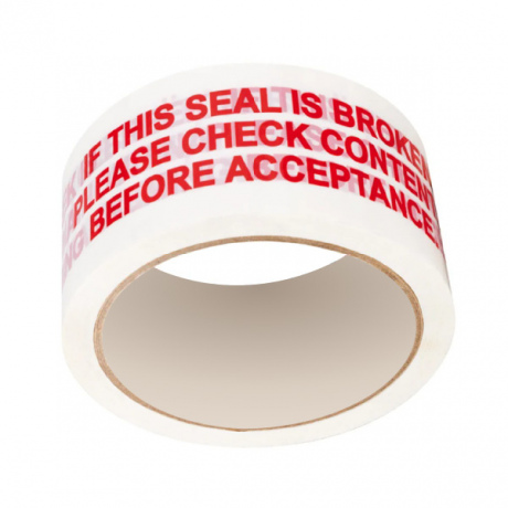 If Seal Is Broken Tape